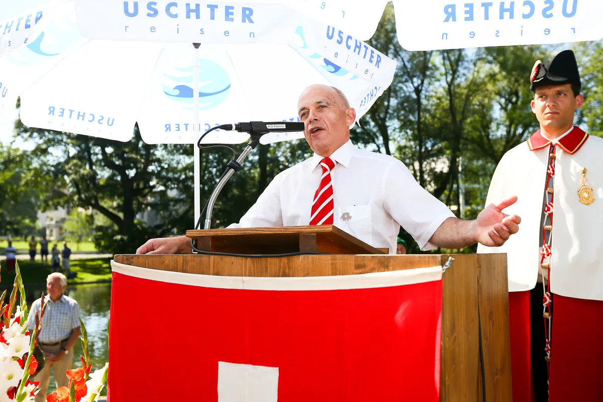 Ueli Maurer in Uster